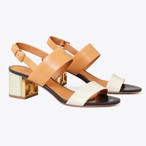 Tory Burch Gigi Two Tone Sandal
